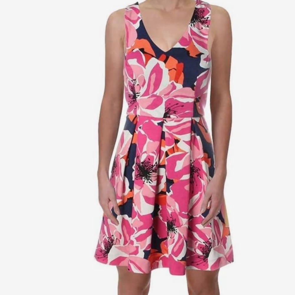 Trina Turk Pink Floral Dress new with tags